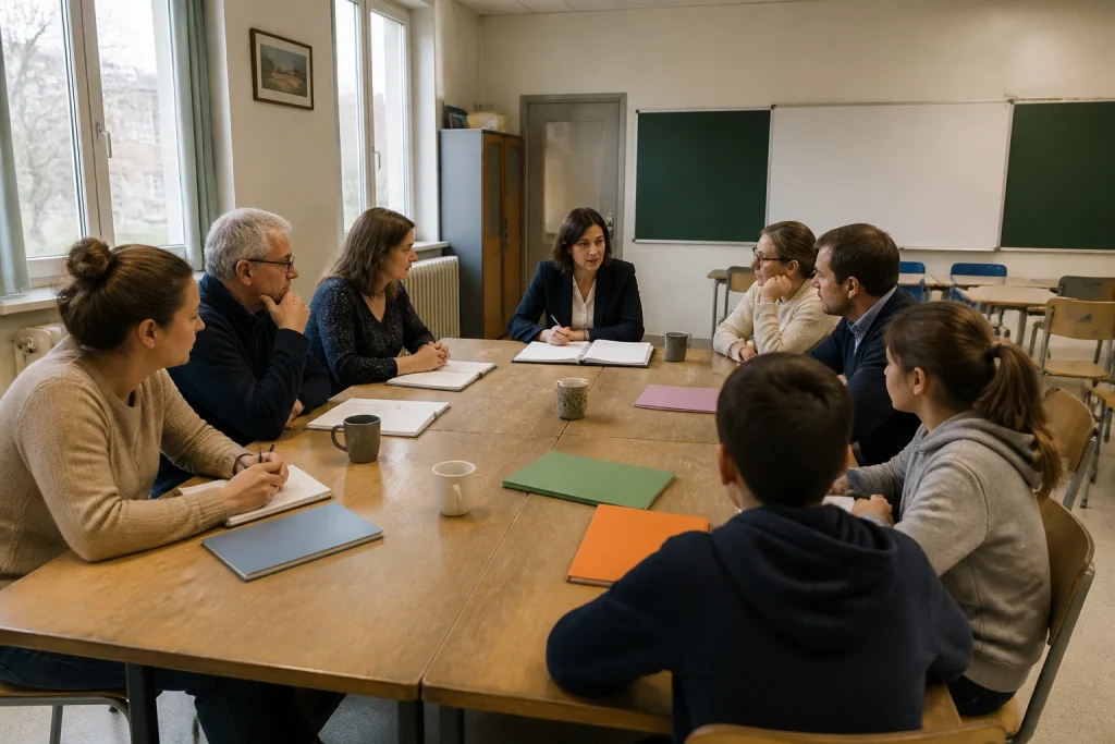 Déroulement du conseil de classe au collège : qui décide